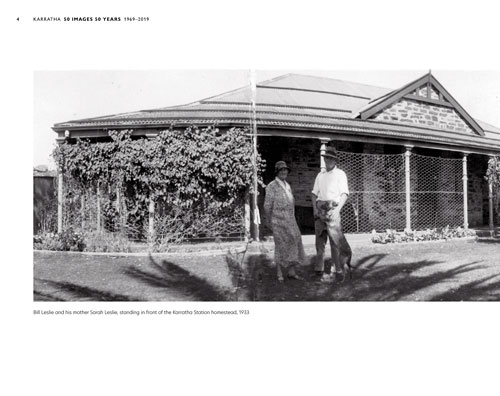 Layout design for Karratha 50 Years 50 Images.