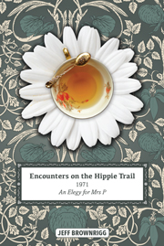 Encounters on the Hippie Trail book cover design.